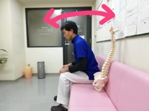 コルセットを巻く位置